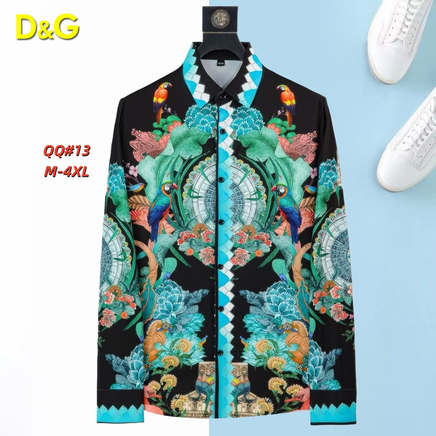 Cheap DG Long-Sleeved Shirts in 217089, $45 USD- [IB217089] - Replica DG Long-Sleeved Shirts