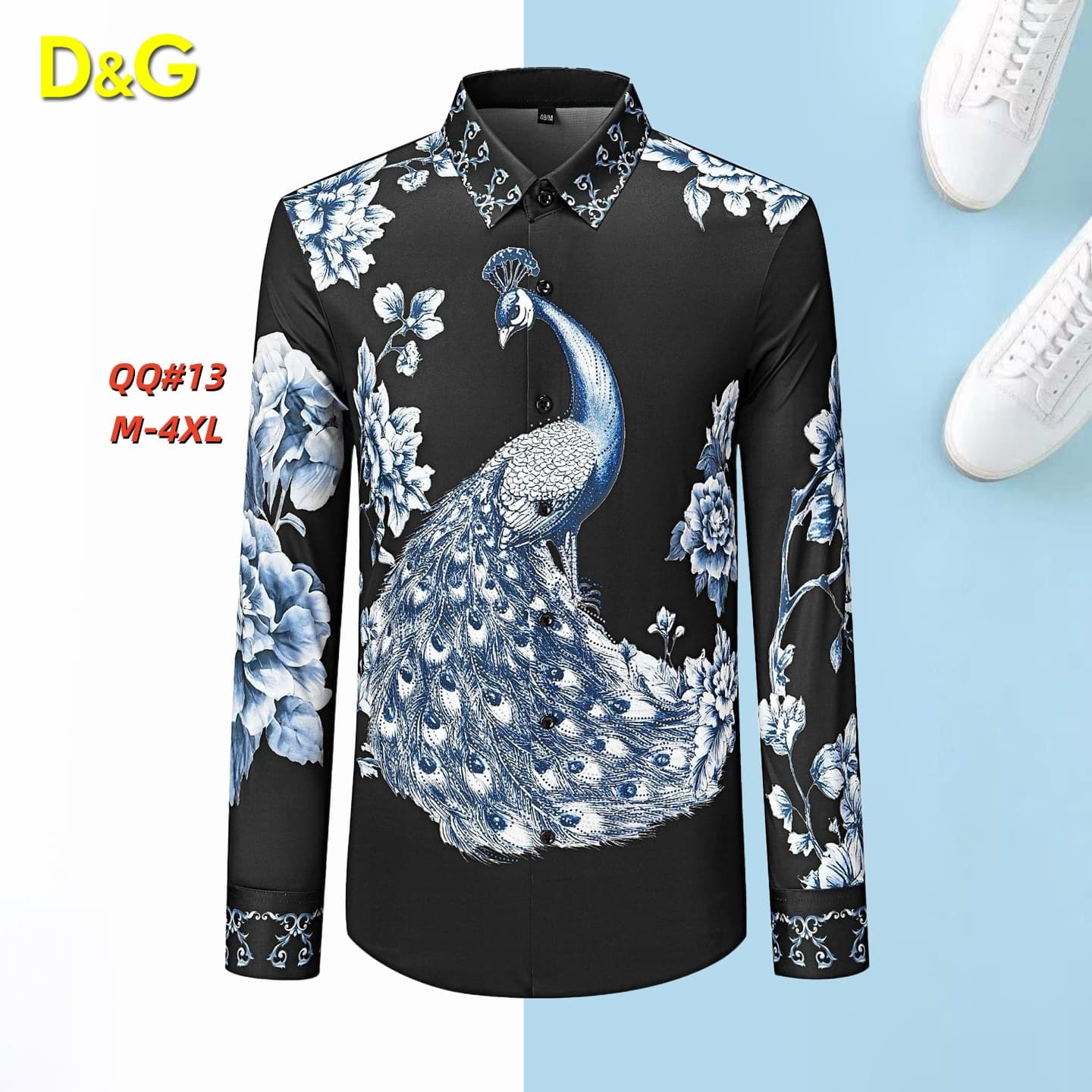 Cheap DG Long-Sleeved Shirts in 217090, $45 USD- [IB217090] - Replica DG Long-Sleeved Shirts