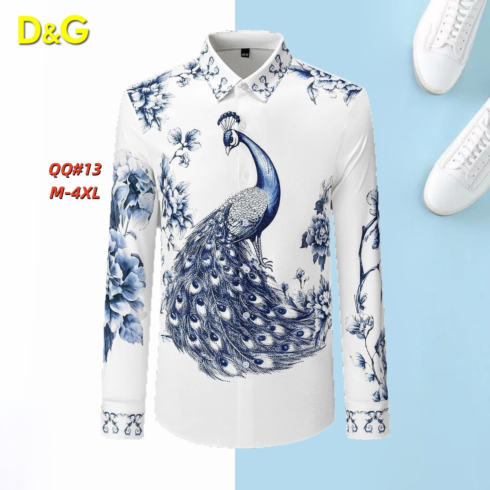 Cheap DG Long-Sleeved Shirts in 217091, $45 USD- [IB217091] - Replica DG Long-Sleeved Shirts