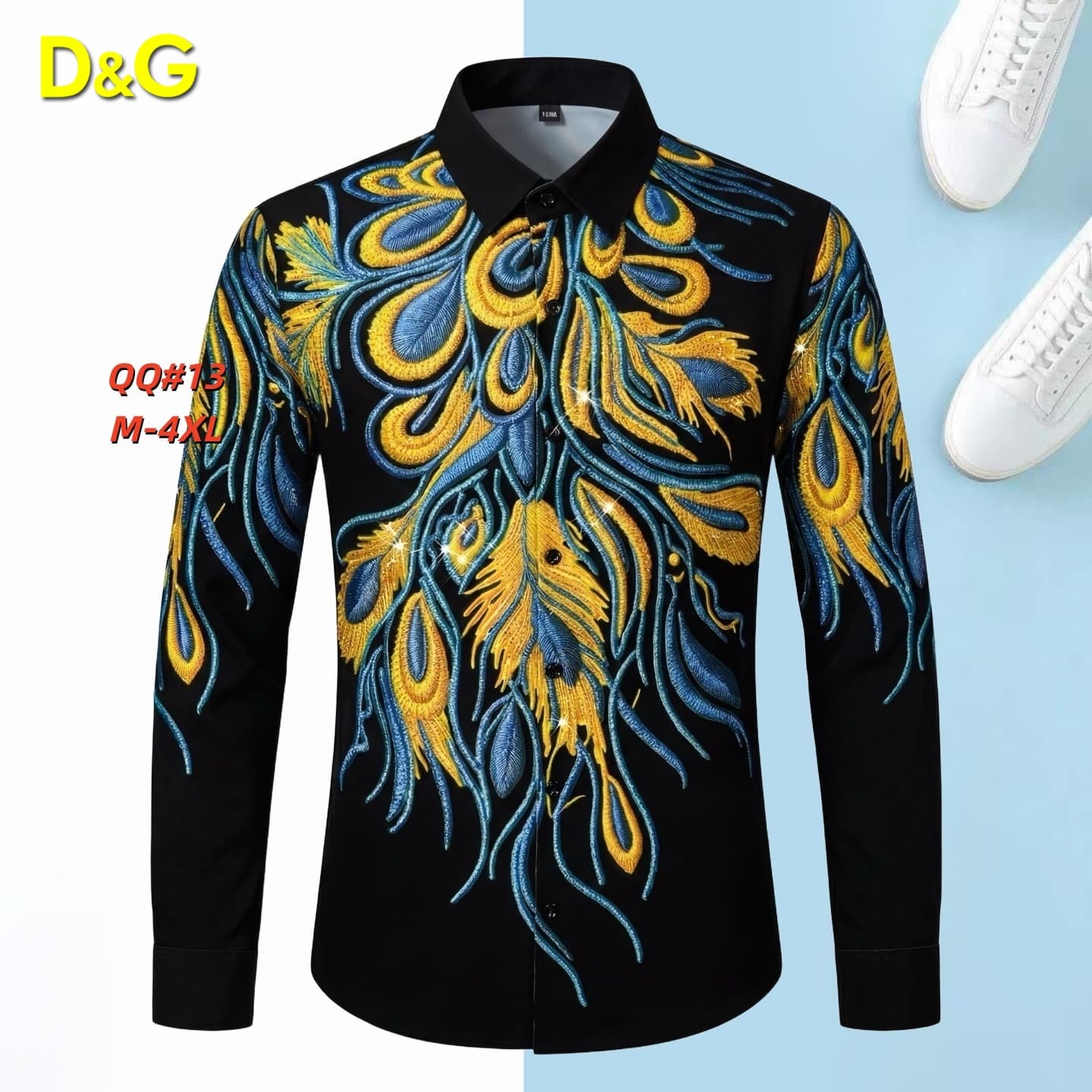 Cheap DG Long-Sleeved Shirts in 217092, $45 USD- [IB217092] - Replica DG Long-Sleeved Shirts