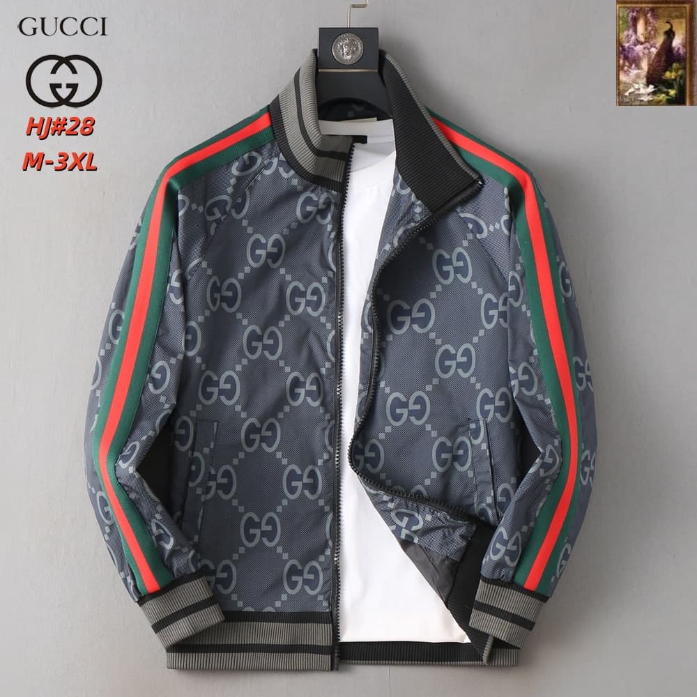 Cheap Gucci Thin Jackets For Men in 217104, $70 USD- [IB217104] - Replica Gucci Thin Jackets For Men