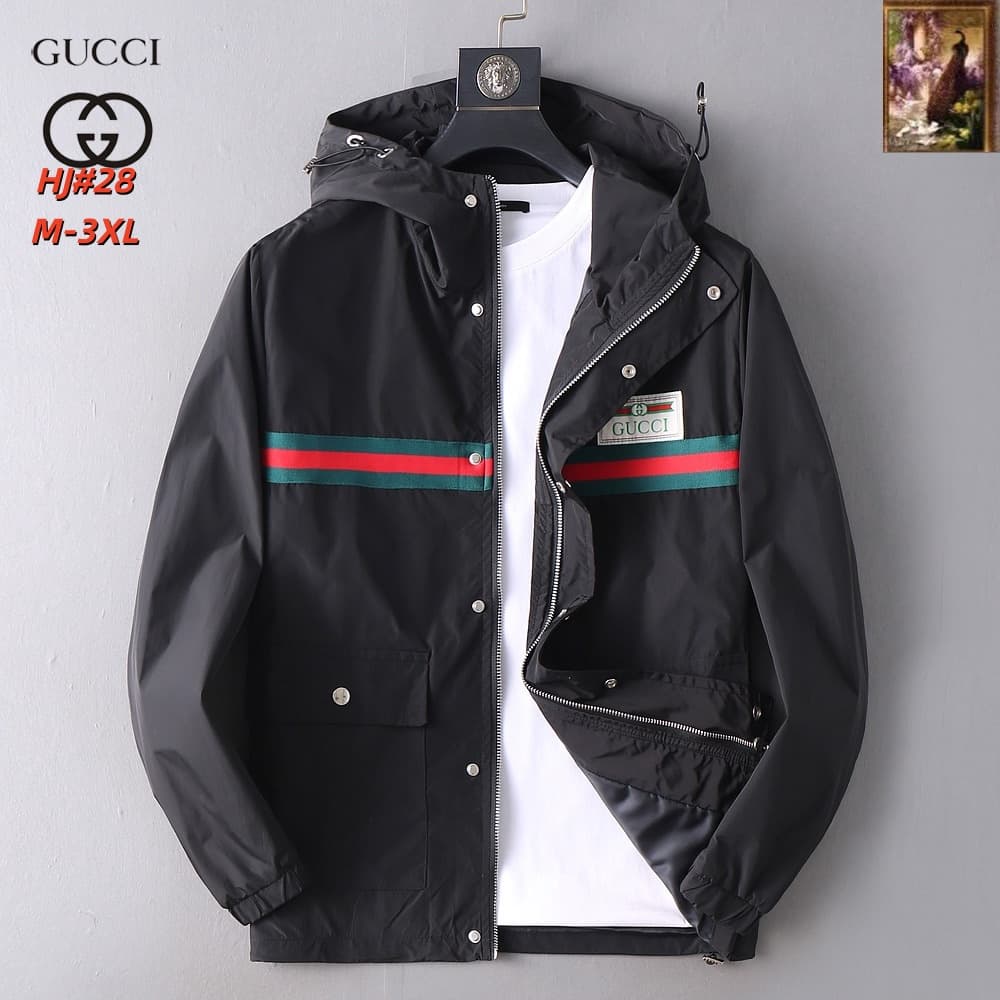 Cheap Gucci Thin Jackets For Men in 217106, $70 USD- [IB217106] - Replica Gucci Thin Jackets For Men