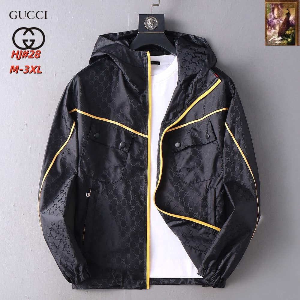 Cheap Gucci Thin Jackets For Men in 217107, $70 USD- [IB217107] - Replica Gucci Thin Jackets For Men