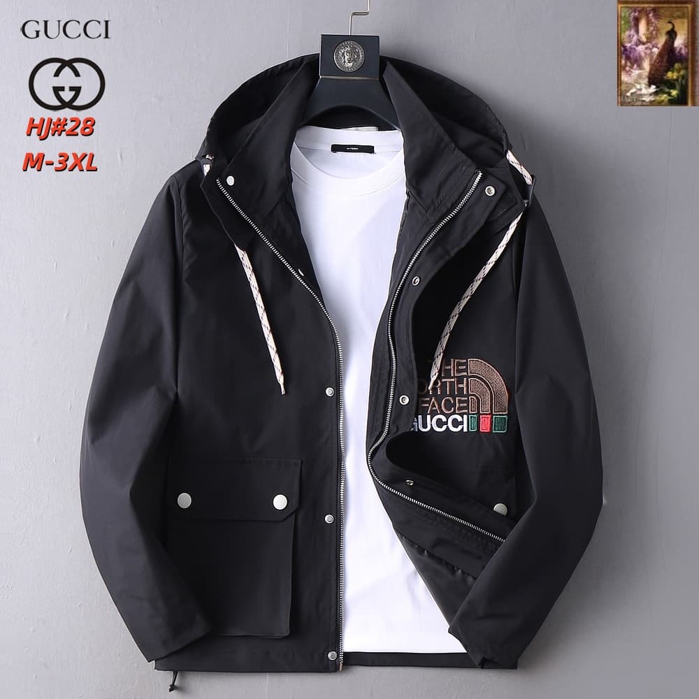 Cheap Gucci Thin Jackets For Men in 217108, $70 USD- [IB217108] - Replica Gucci Thin Jackets For Men