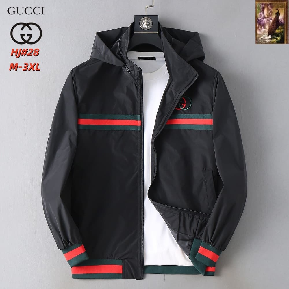 Cheap Gucci Thin Jackets For Men in 217109, $70 USD- [IB217109] - Replica Gucci Thin Jackets For Men