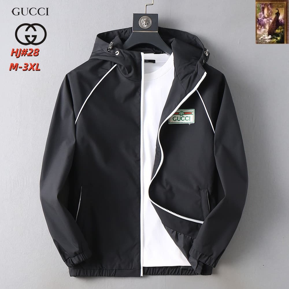 Cheap Gucci Thin Jackets For Men in 217115, $70 USD- [IB217115] - Replica Gucci Thin Jackets For Men