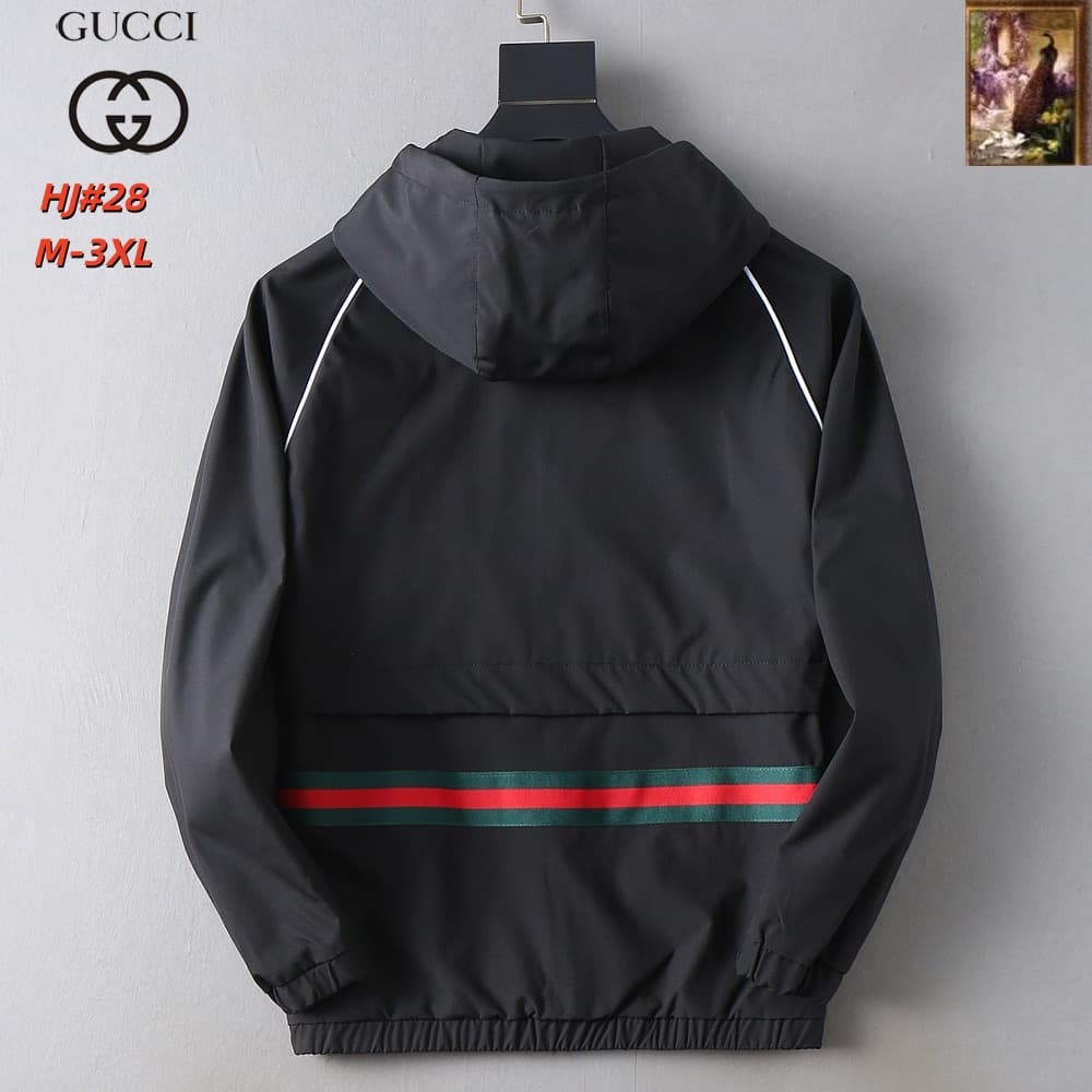 Cheap Gucci Thin Jackets For Men in 217115, $70 USD- [IB217115] - Replica Gucci Thin Jackets For Men