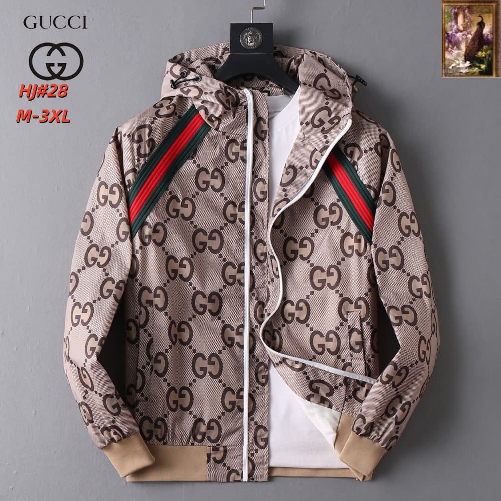 Cheap Gucci Thin Jackets For Men in 217117, $70 USD- [IB217117] - Replica Gucci Thin Jackets For Men