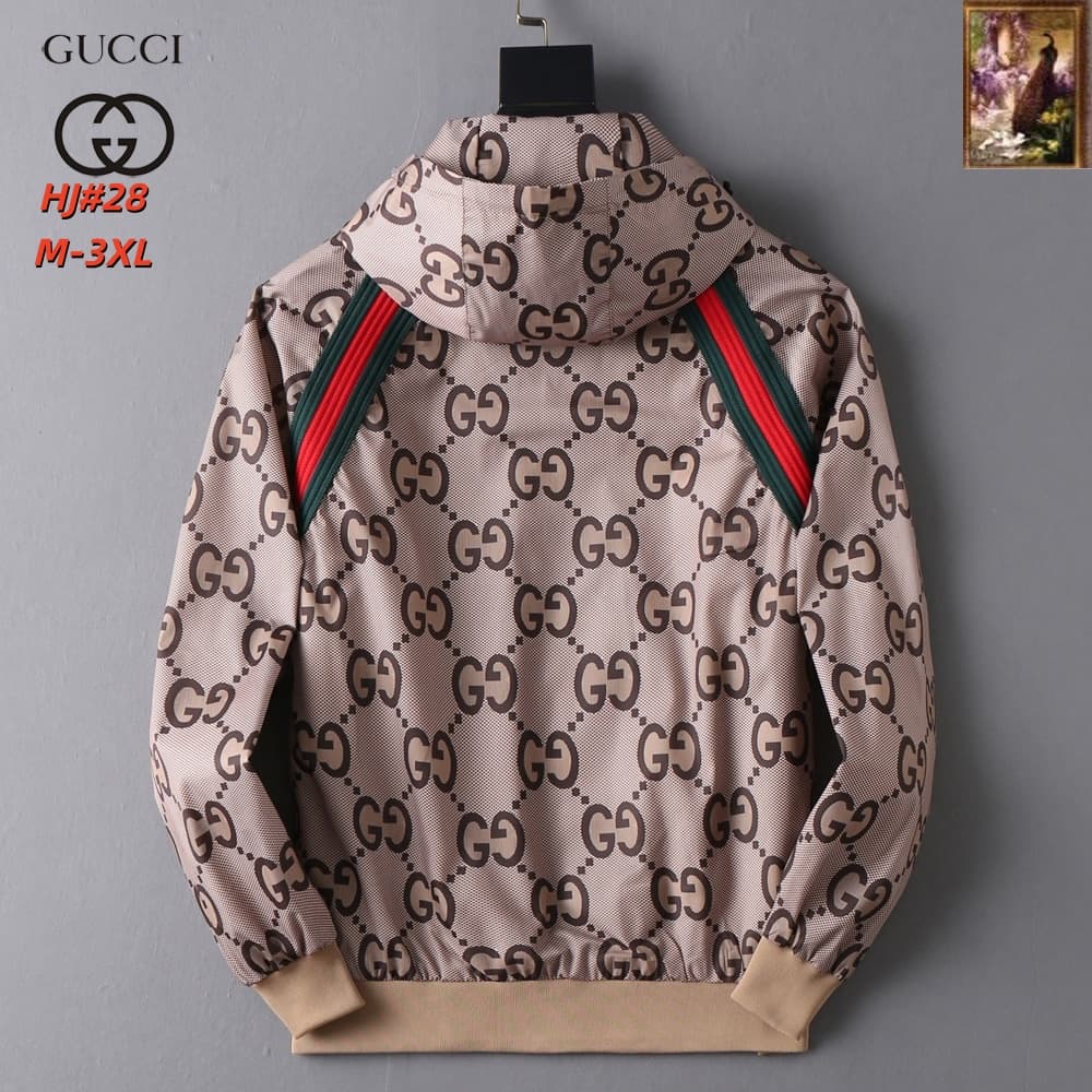 Cheap Gucci Thin Jackets For Men in 217117, $70 USD- [IB217117] - Replica Gucci Thin Jackets For Men