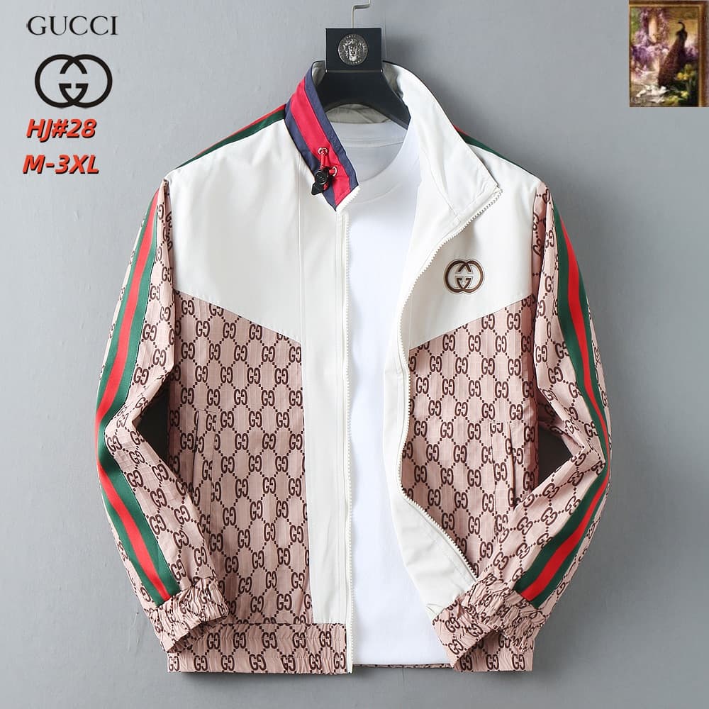 Cheap Gucci Thin Jackets For Men in 217119, $70 USD- [IB217119] - Replica Gucci Thin Jackets For Men