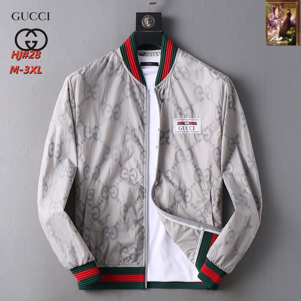 Cheap Gucci Thin Jackets For Men in 217120, $70 USD- [IB217120] - Replica Gucci Thin Jackets For Men
