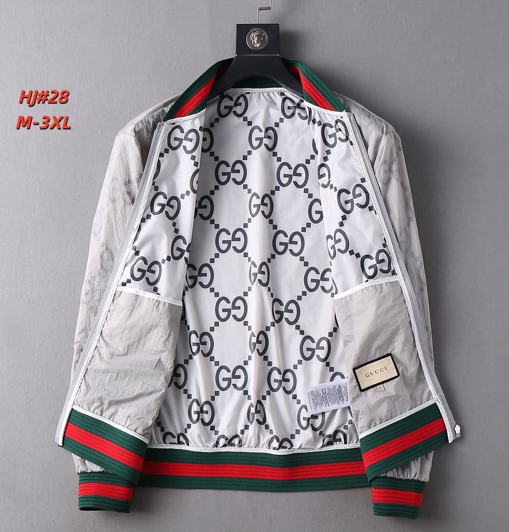 Cheap Gucci Thin Jackets For Men in 217120, $70 USD- [IB217120] - Replica Gucci Thin Jackets For Men