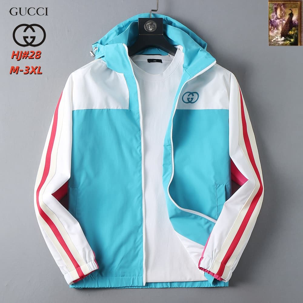 Cheap Gucci Thin Jackets For Men in 217122, $70 USD- [IB217122] - Replica Gucci Thin Jackets For Men
