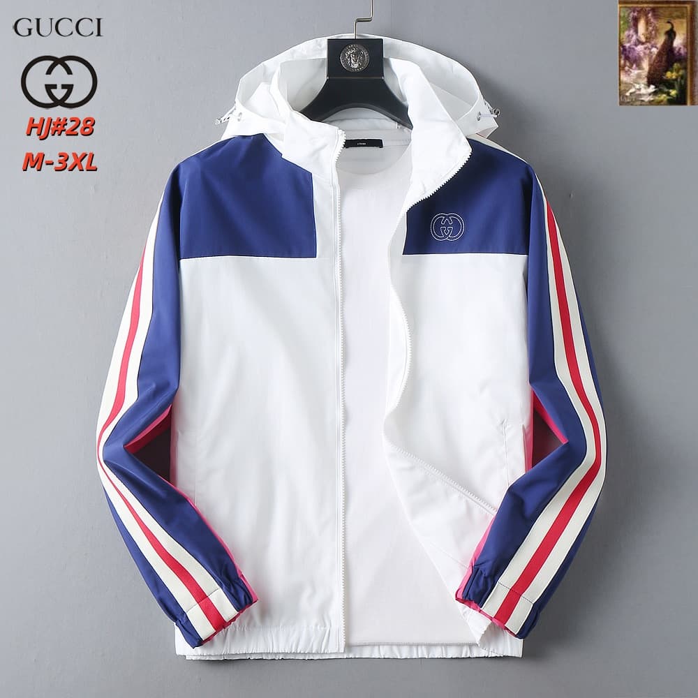 Cheap Gucci Thin Jackets For Men in 217123, $70 USD- [IB217123] - Replica Gucci Thin Jackets For Men