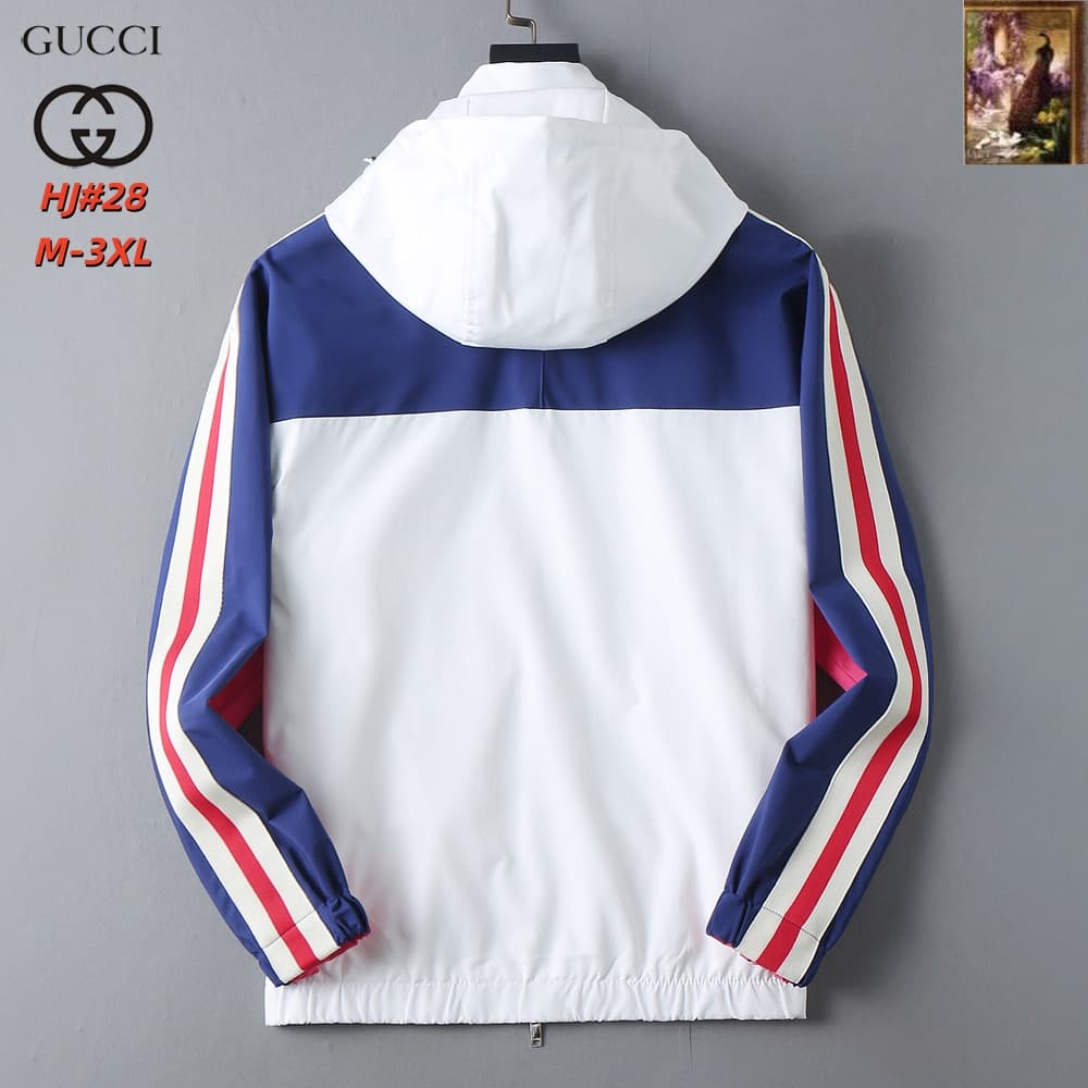 Cheap Gucci Thin Jackets For Men in 217123, $70 USD- [IB217123] - Replica Gucci Thin Jackets For Men