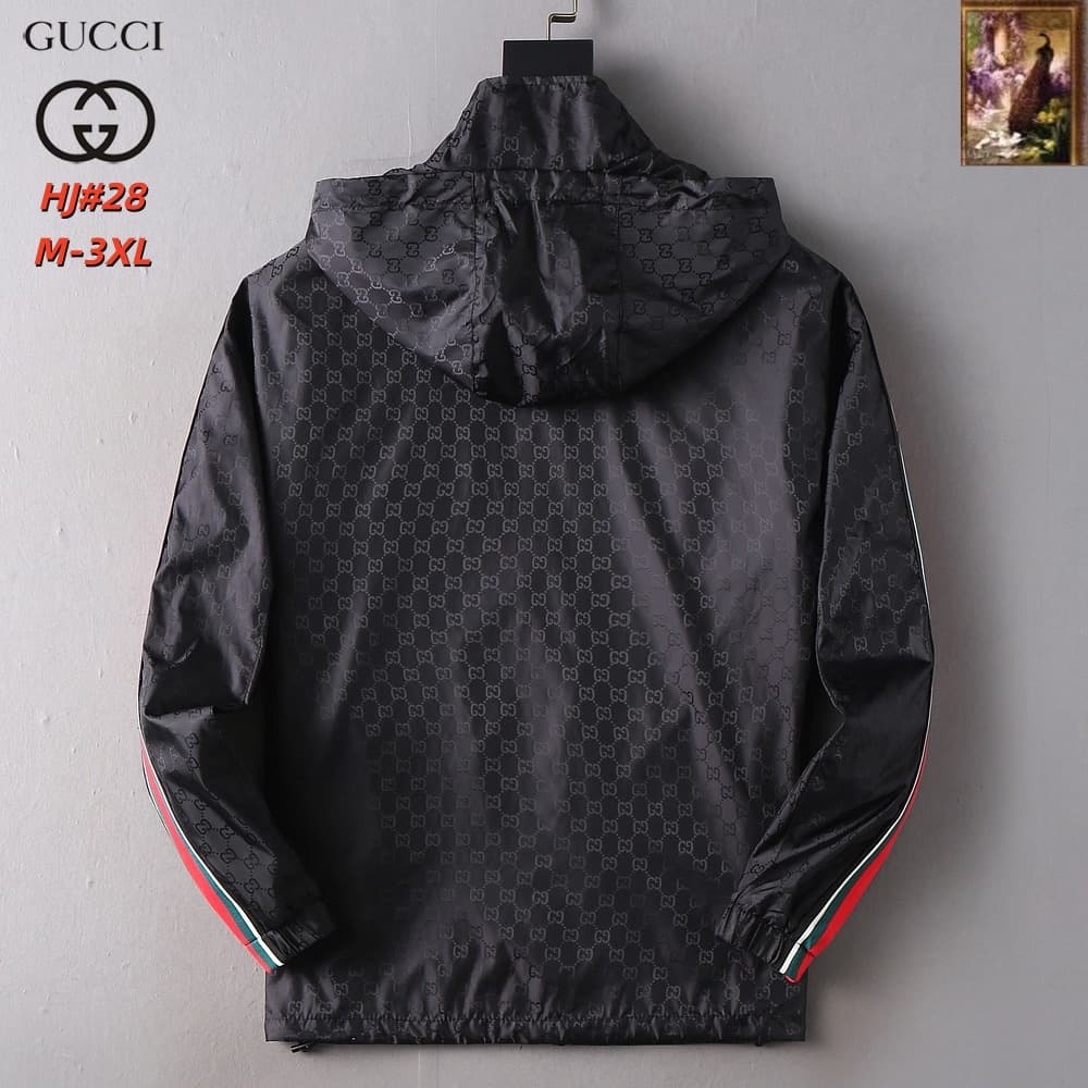 Cheap Gucci Thin Jackets For Men in 217125, $70 USD- [IB217125] - Replica Gucci Thin Jackets For Men