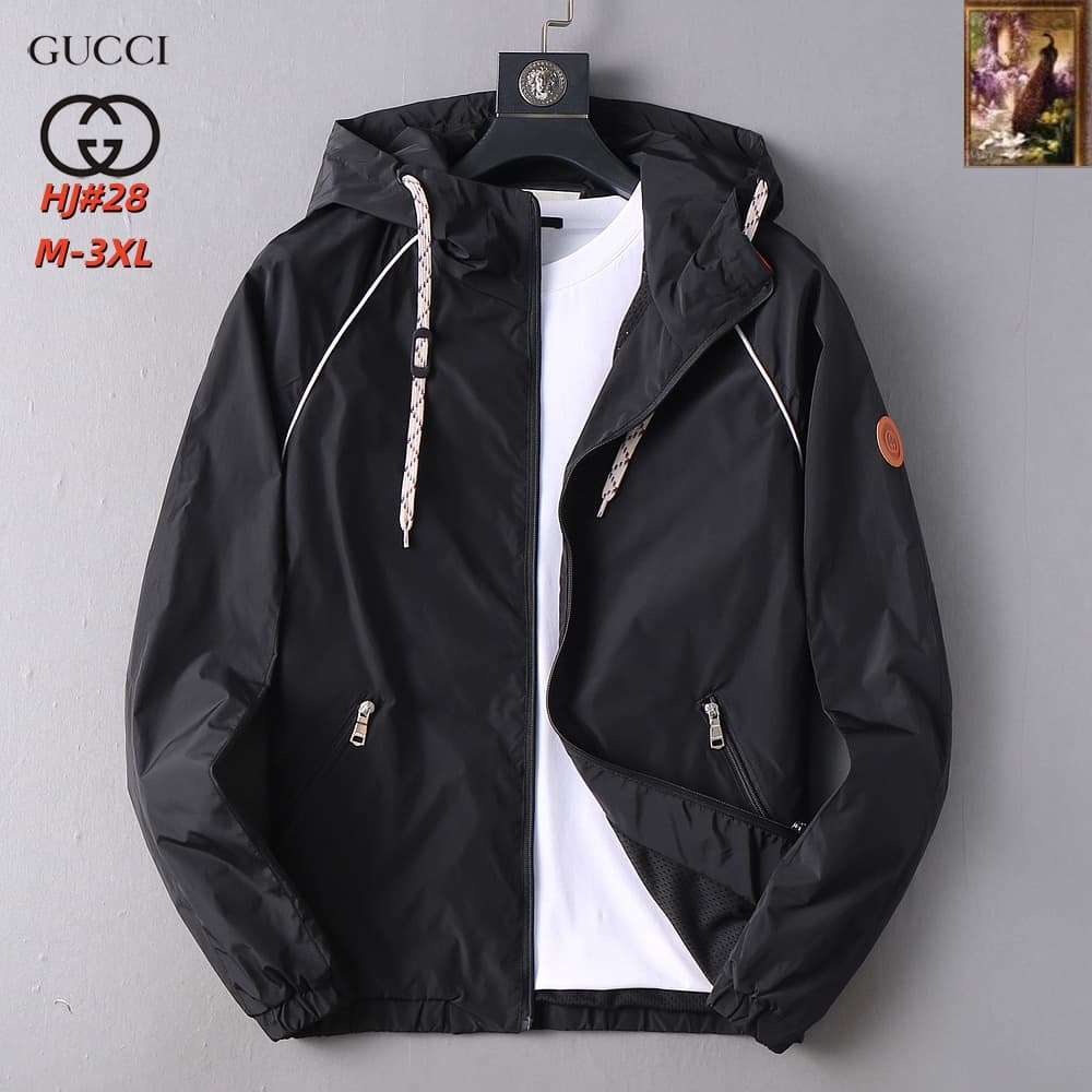 Cheap Gucci Thin Jackets For Men in 217126, $70 USD- [IB217126] - Replica Gucci Thin Jackets For Men