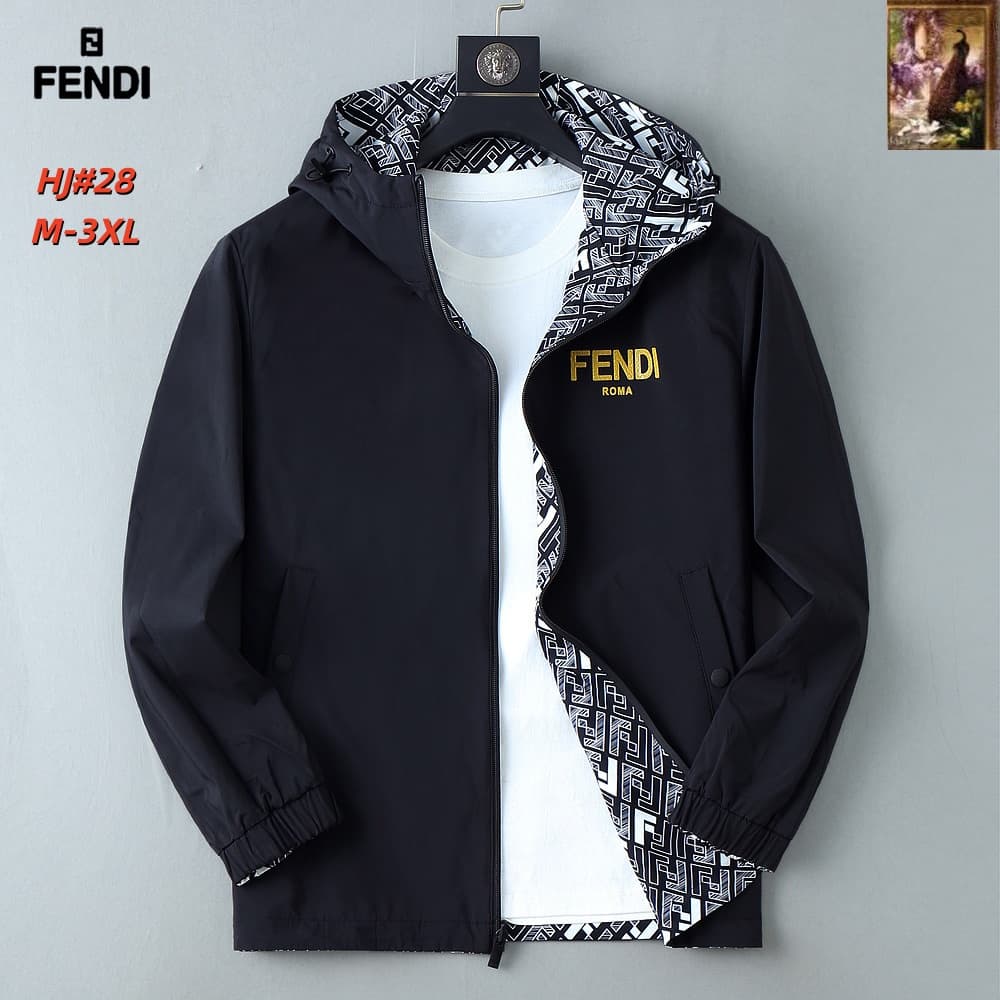 Cheap Fendi Jackets For Men in 217127, $70 USD- [IB217127] - Replica Fendi Jackets For Men