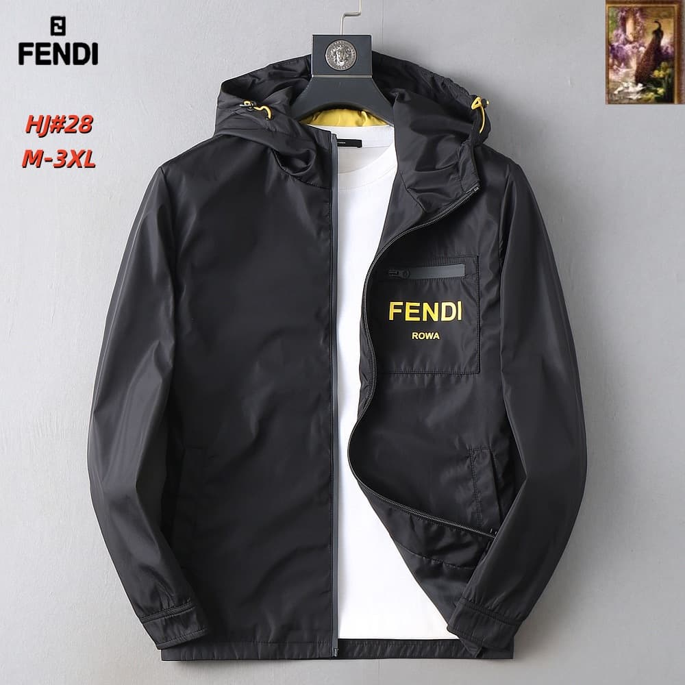 Cheap Fendi Jackets For Men in 217128, $70 USD- [IB217128] - Replica Fendi Jackets For Men