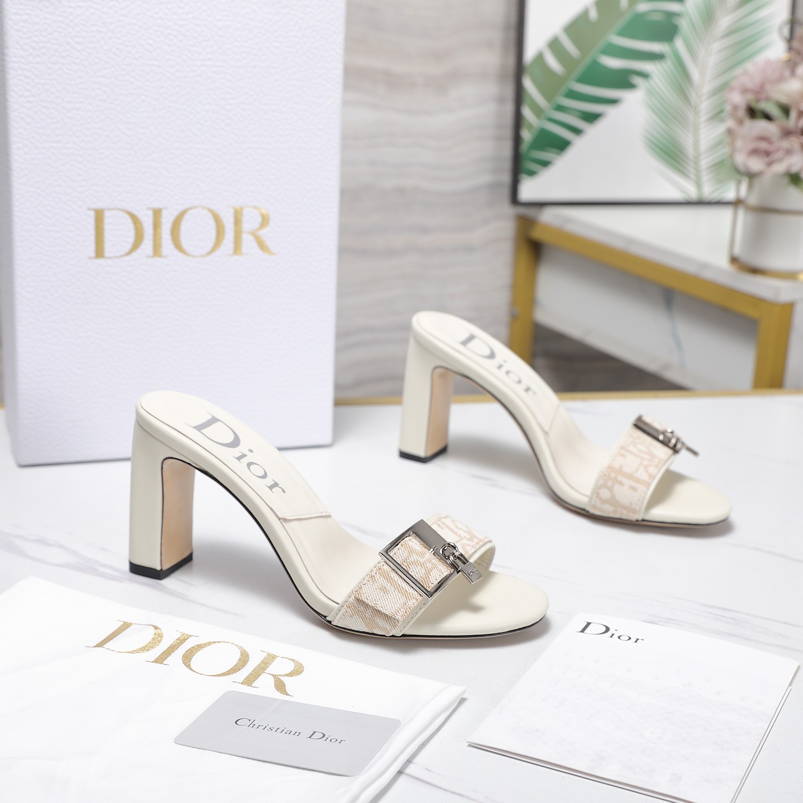 Cheap New Arrivals Dior High Heel Sandals For Women in 217134, $75 USD- [IB217134] - Replica Dior High Heels For Women
