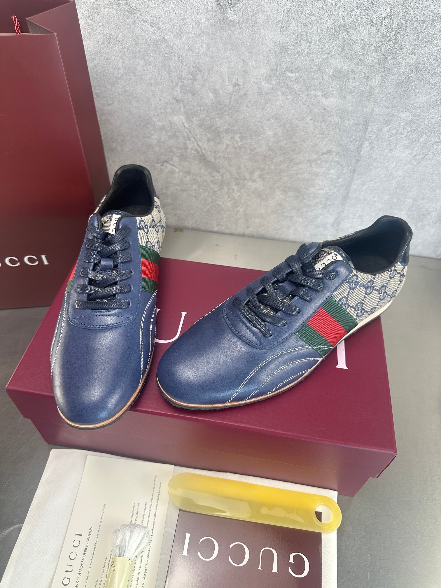 Cheap New Arrivals Gucci High quality Sneakers For Men in 217148, $105 USD- [IB217148] - Replica Gucci Sneakers For Men