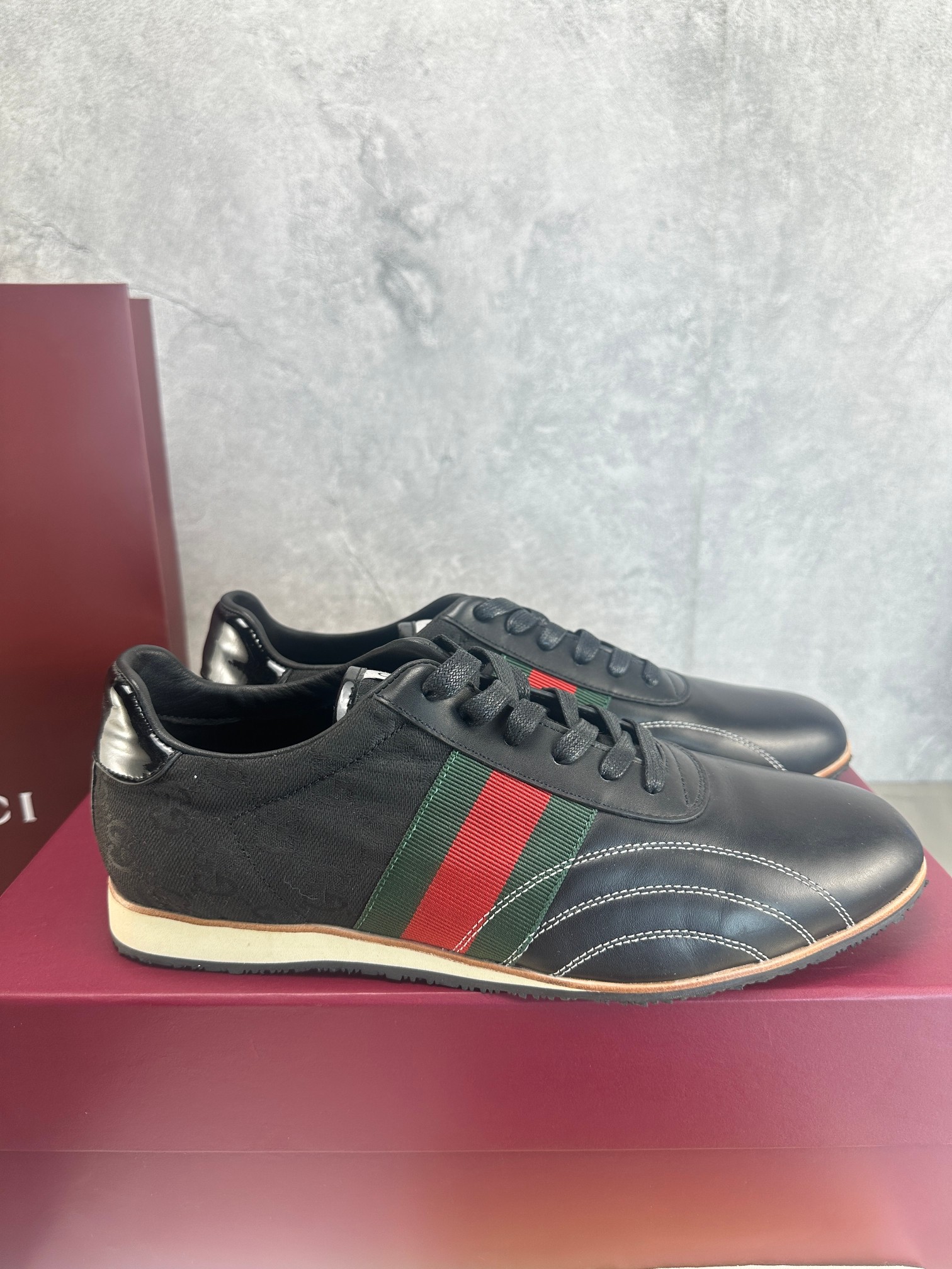 Cheap New Arrivals Gucci High quality Sneakers For Men in 217149, $105 USD- [IB217149] - Replica Gucci Sneakers For Men
