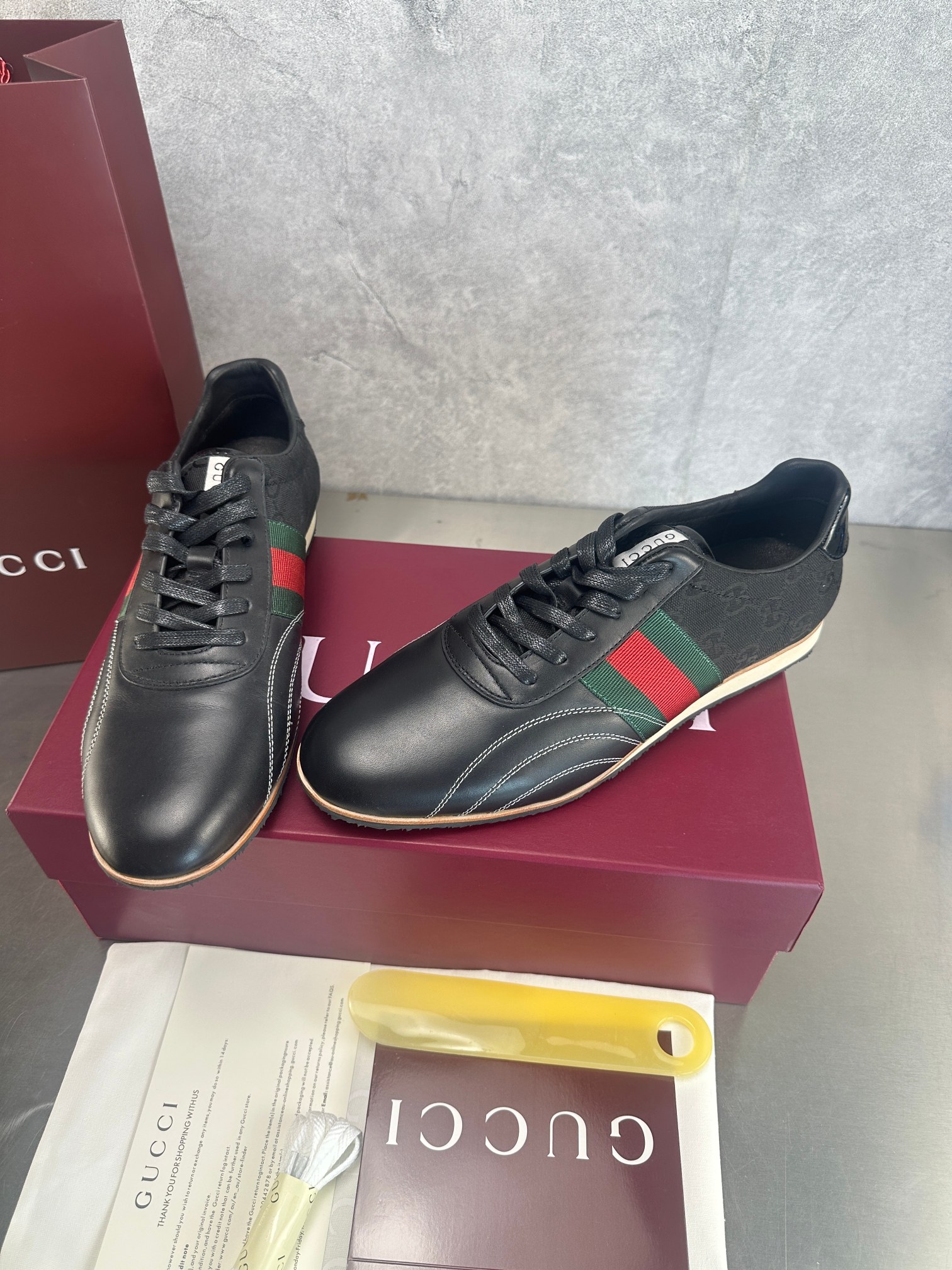 Cheap New Arrivals Gucci High quality Sneakers For Men in 217149, $105 USD- [IB217149] - Replica Gucci Sneakers For Men