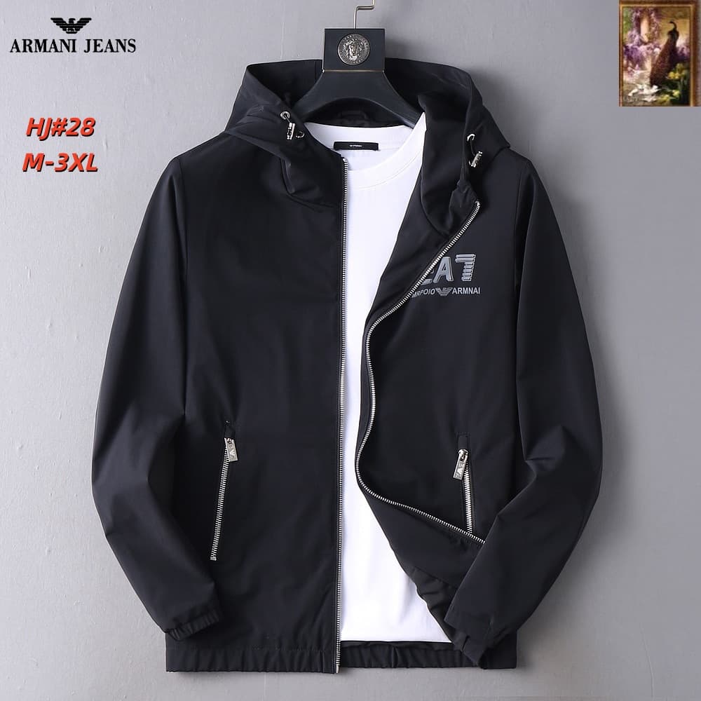Cheap Armani Thin Jackets For Men in 217158, $70 USD- [IB217158] - Replica Armani Thin Jackets For Men