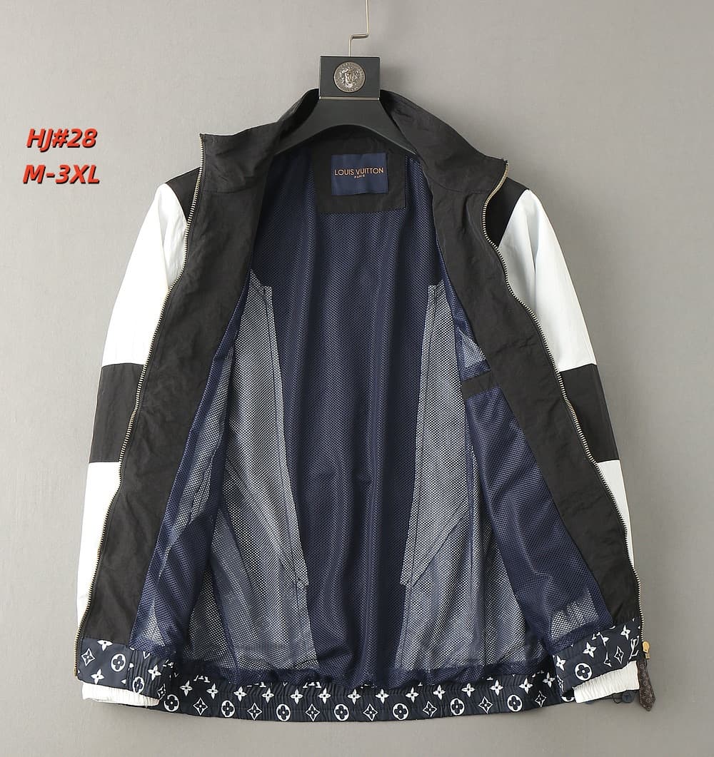 Cheap Louis Vuitton Thin Jackets For Men in 217159, $70 USD- [IB217159] - Replica Louis Vuitton Thin Jackets For Men