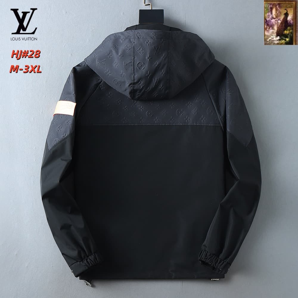 Cheap Louis Vuitton Thin Jackets For Men in 217161, $70 USD- [IB217161] - Replica Louis Vuitton Thin Jackets For Men