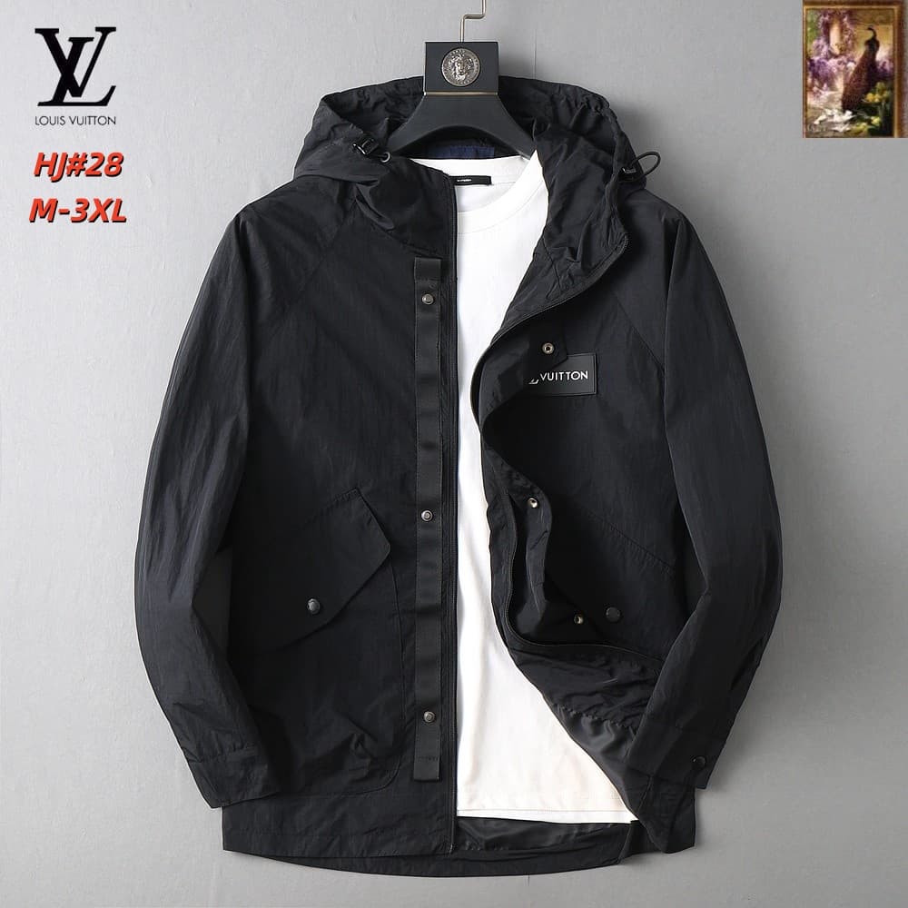 Cheap Louis Vuitton Thin Jackets For Men in 217162, $70 USD- [IB217162] - Replica Louis Vuitton Thin Jackets For Men