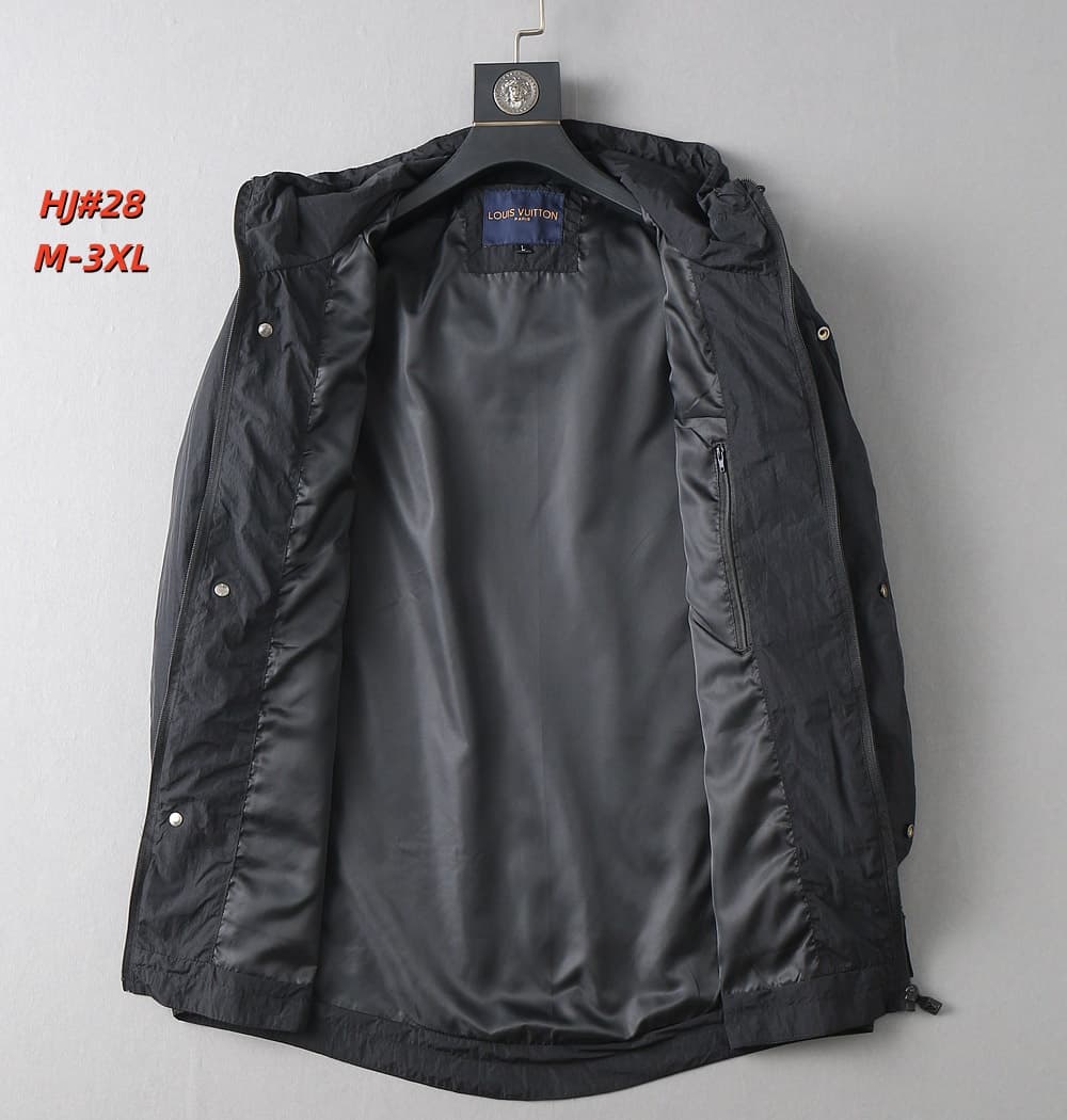 Cheap Louis Vuitton Thin Jackets For Men in 217162, $70 USD- [IB217162] - Replica Louis Vuitton Thin Jackets For Men