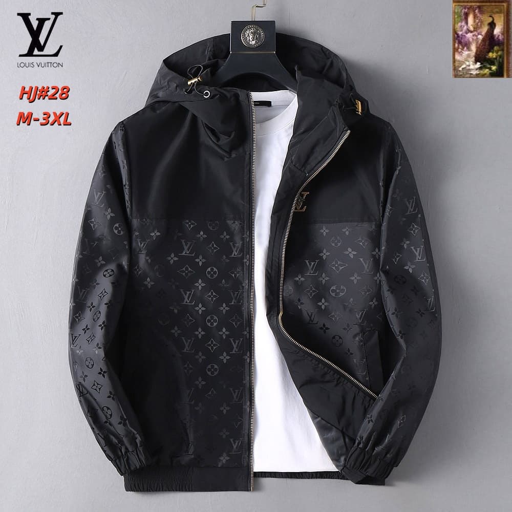 Cheap Louis Vuitton Thin Jackets For Men in 217164, $70 USD- [IB217164] - Replica Louis Vuitton Thin Jackets For Men