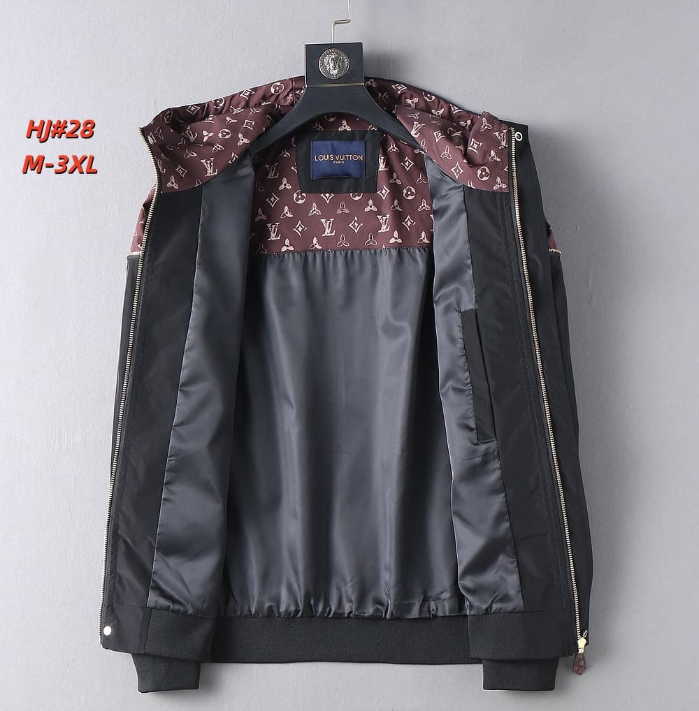 Cheap Louis Vuitton Thin Jackets For Men in 217165, $70 USD- [IB217165] - Replica Louis Vuitton Thin Jackets For Men