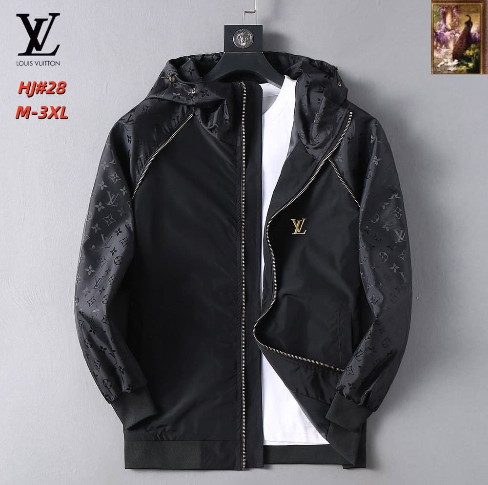Cheap Louis Vuitton Thin Jackets For Men in 217166, $70 USD- [IB217166] - Replica Louis Vuitton Thin Jackets For Men