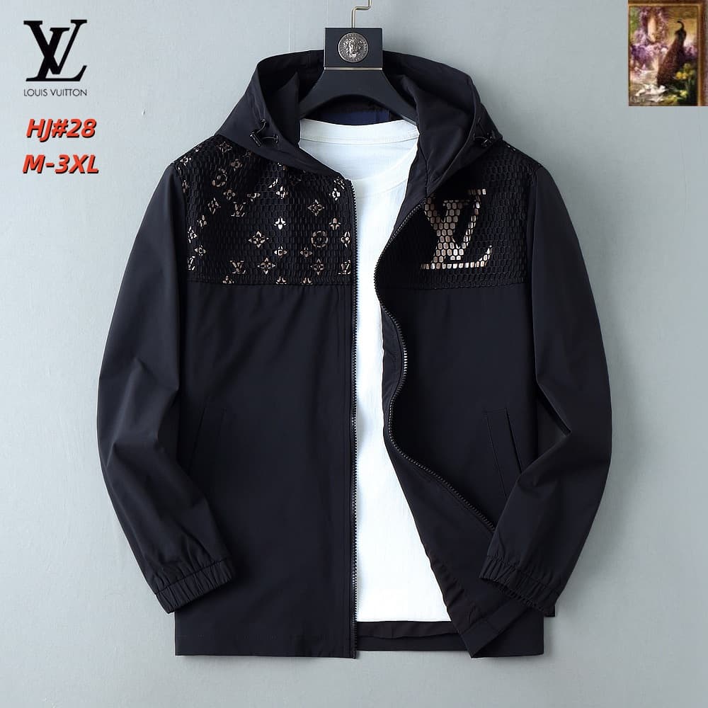 Cheap Louis Vuitton Thin Jackets For Men in 217168, $70 USD- [IB217168] - Replica Louis Vuitton Thin Jackets For Men