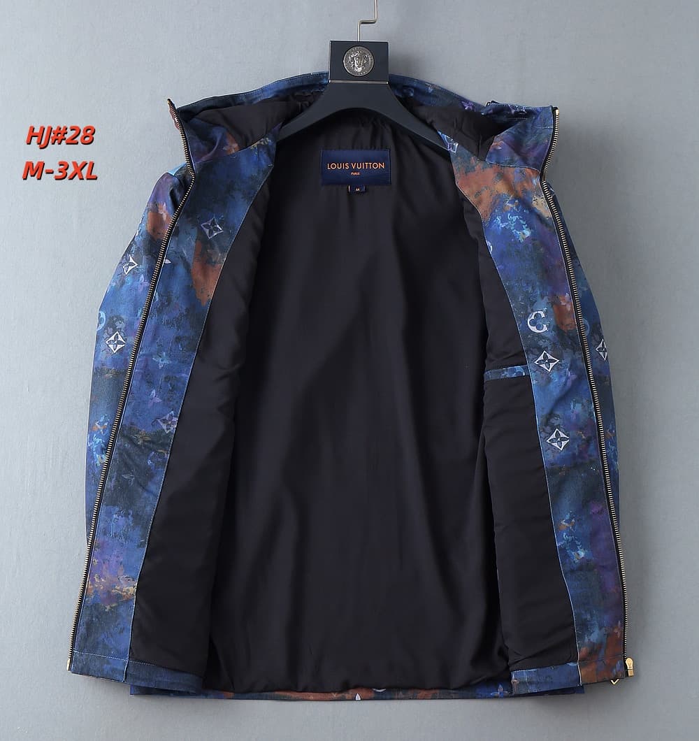 Cheap Louis Vuitton Thin Jackets For Men in 217170, $70 USD- [IB217170] - Replica Louis Vuitton Thin Jackets For Men