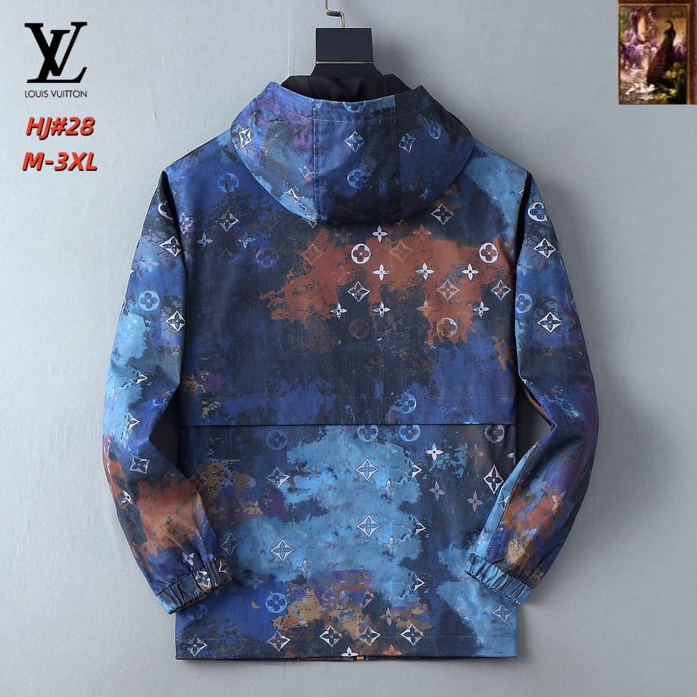 Cheap Louis Vuitton Thin Jackets For Men in 217170, $70 USD- [IB217170] - Replica Louis Vuitton Thin Jackets For Men