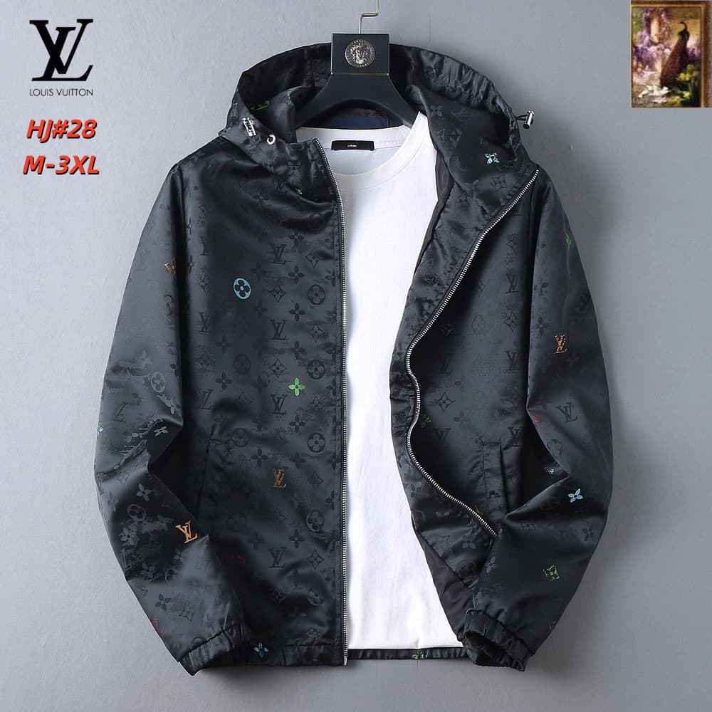 Cheap Louis Vuitton Thin Jackets For Men in 217171, $70 USD- [IB217171] - Replica Louis Vuitton Thin Jackets For Men