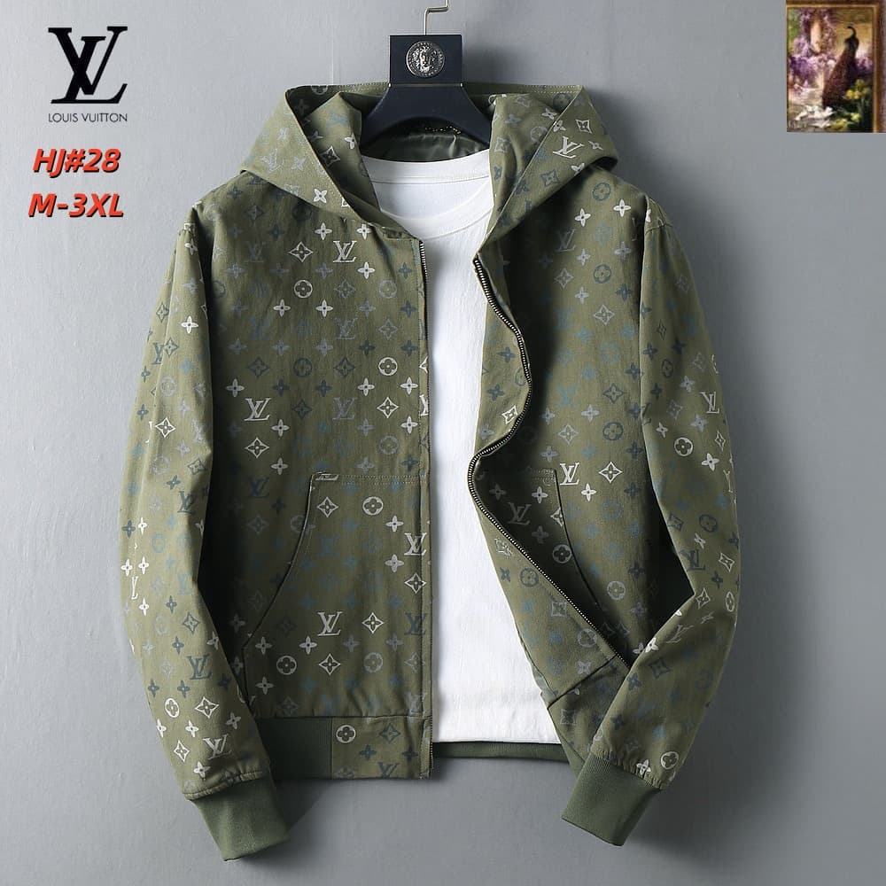 Cheap Louis Vuitton Thin Jackets For Men in 217172, $70 USD- [IB217172] - Replica Louis Vuitton Thin Jackets For Men