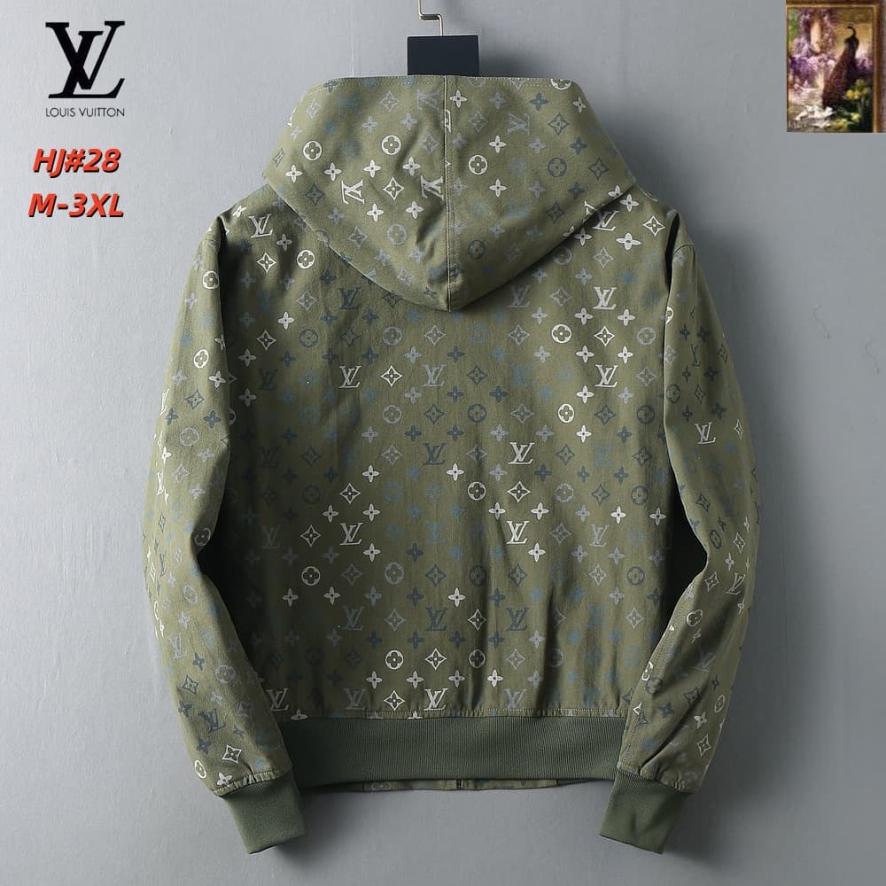 Cheap Louis Vuitton Thin Jackets For Men in 217172, $70 USD- [IB217172] - Replica Louis Vuitton Thin Jackets For Men