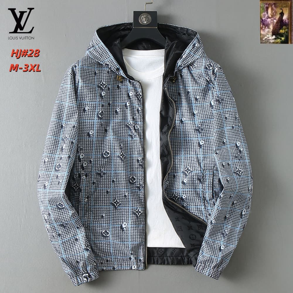 Cheap Louis Vuitton Thin Jackets For Men in 217174, $70 USD- [IB217174] - Replica Louis Vuitton Thin Jackets For Men