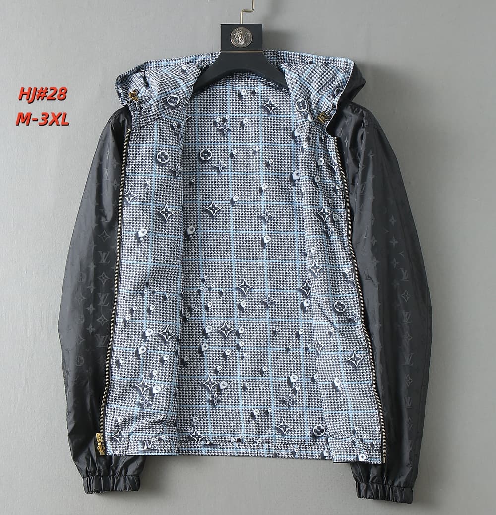 Cheap Louis Vuitton Thin Jackets For Men in 217174, $70 USD- [IB217174] - Replica Louis Vuitton Thin Jackets For Men