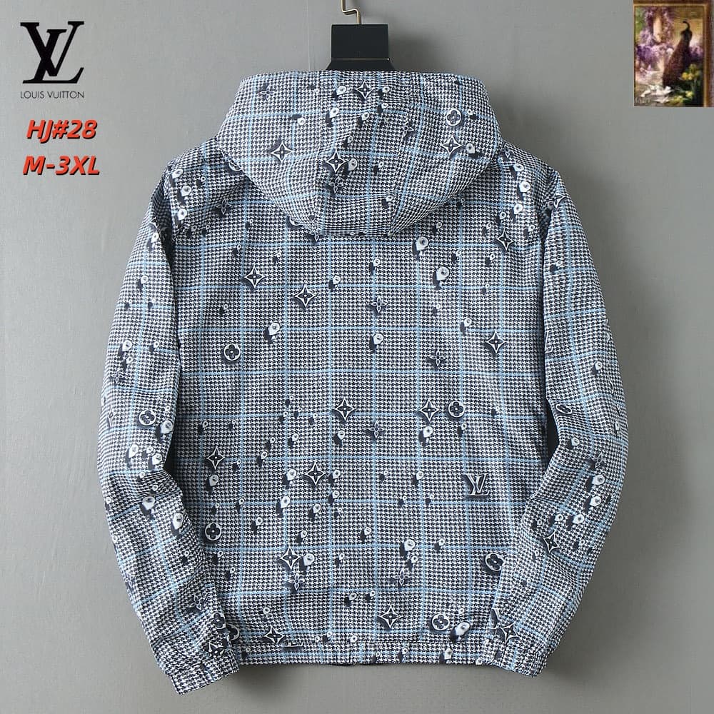 Cheap Louis Vuitton Thin Jackets For Men in 217174, $70 USD- [IB217174] - Replica Louis Vuitton Thin Jackets For Men