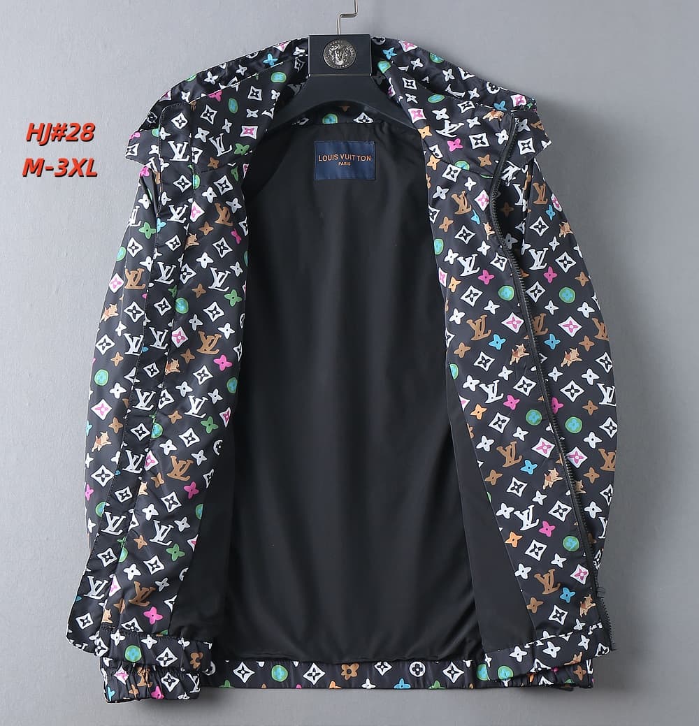Cheap Louis Vuitton Thin Jackets For Men in 217176, $70 USD- [IB217176] - Replica Louis Vuitton Thin Jackets For Men