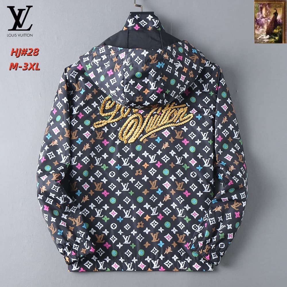 Cheap Louis Vuitton Thin Jackets For Men in 217176, $70 USD- [IB217176] - Replica Louis Vuitton Thin Jackets For Men