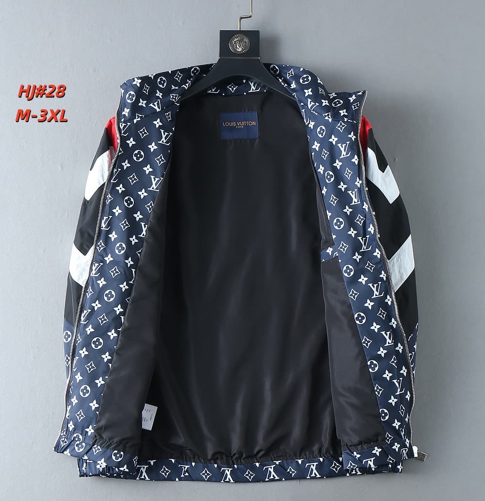 Cheap Louis Vuitton Thin Jackets For Men in 217177, $70 USD- [IB217177] - Replica Louis Vuitton Thin Jackets For Men