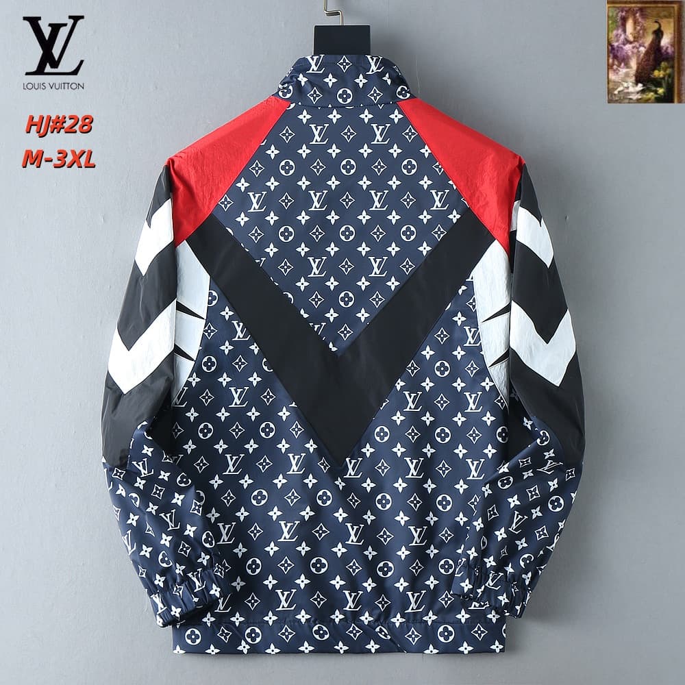 Cheap Louis Vuitton Thin Jackets For Men in 217177, $70 USD- [IB217177] - Replica Louis Vuitton Thin Jackets For Men