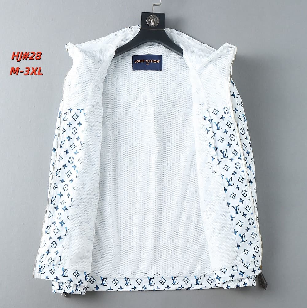 Cheap Louis Vuitton Thin Jackets For Men in 217178, $70 USD- [IB217178] - Replica Louis Vuitton Thin Jackets For Men