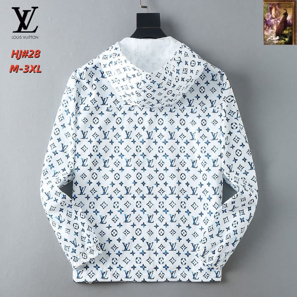 Cheap Louis Vuitton Thin Jackets For Men in 217178, $70 USD- [IB217178] - Replica Louis Vuitton Thin Jackets For Men